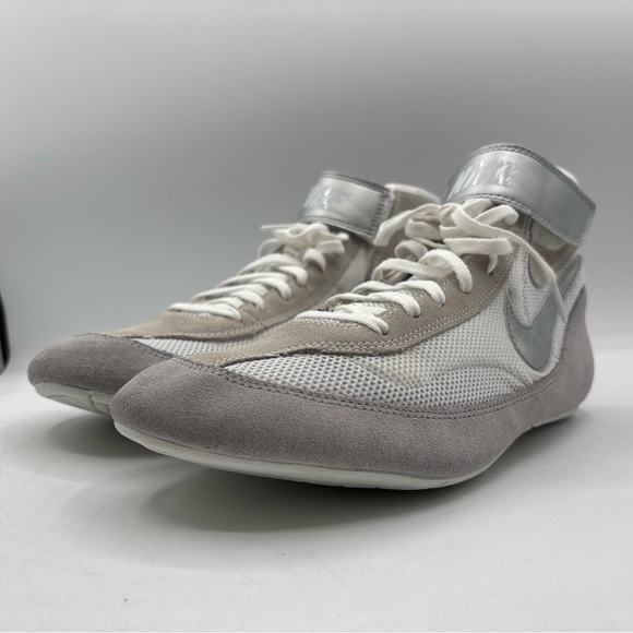 Nike Speedsweep 7 Wrestling Shoes 366683-100 White/Silver Men’s 9.5 Lightweight main image 6